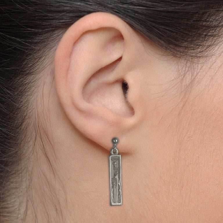 Ella Triple Thistle Earrings - 