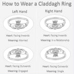 Ombre Claddagh Ring