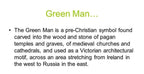 Huelgoat Green Man Moonstone Necklace - 18