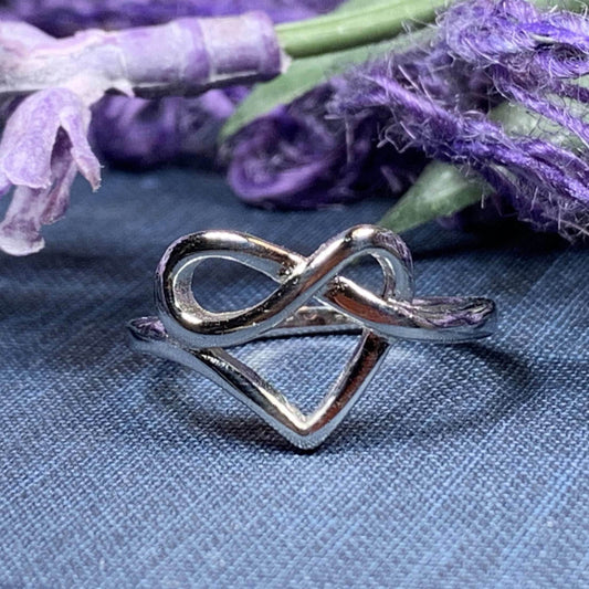 Celtic Forever Heart Ring - 4