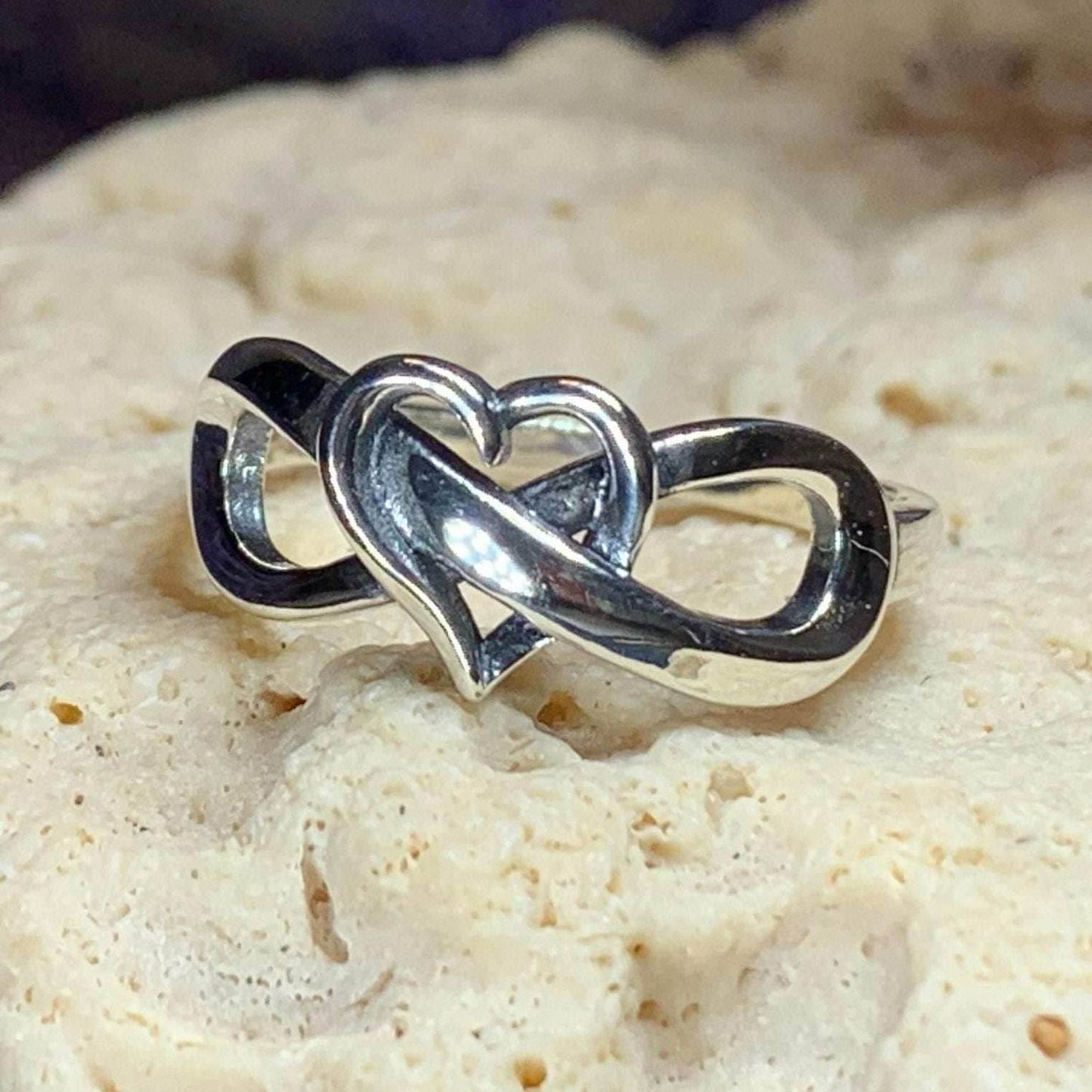 Infinity Heart Ring - 6
