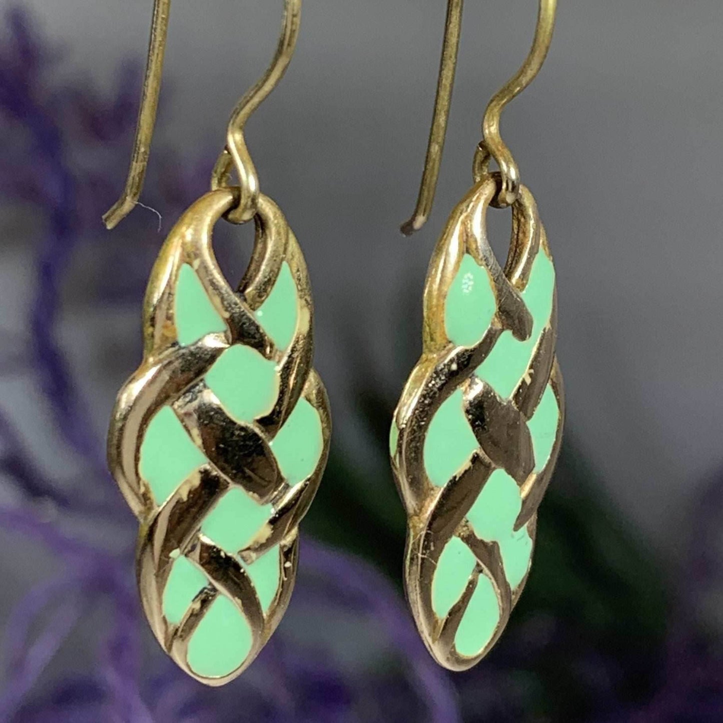 Pastel Celtic Knot Earrings - 