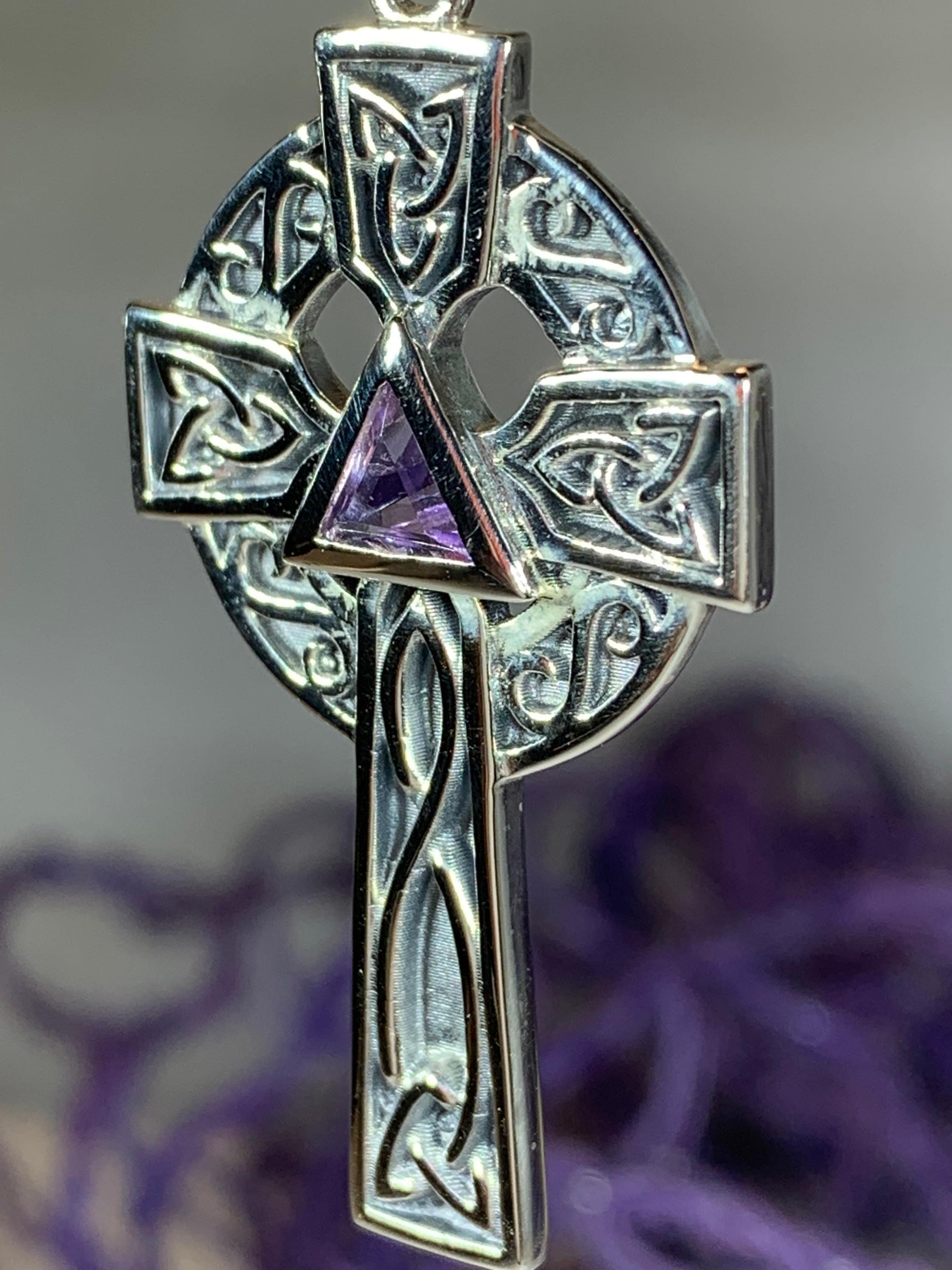 Recovery Celtic Cross Necklace
