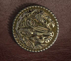 Khal Drogo medallion buckle belt - brown (like on foto)