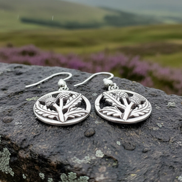 Aviemore Thistle Earrings
