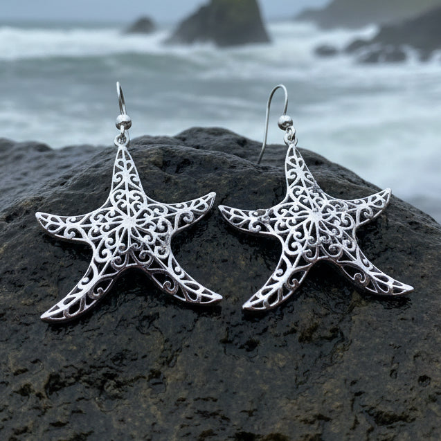 Cassie Starfish Earrings