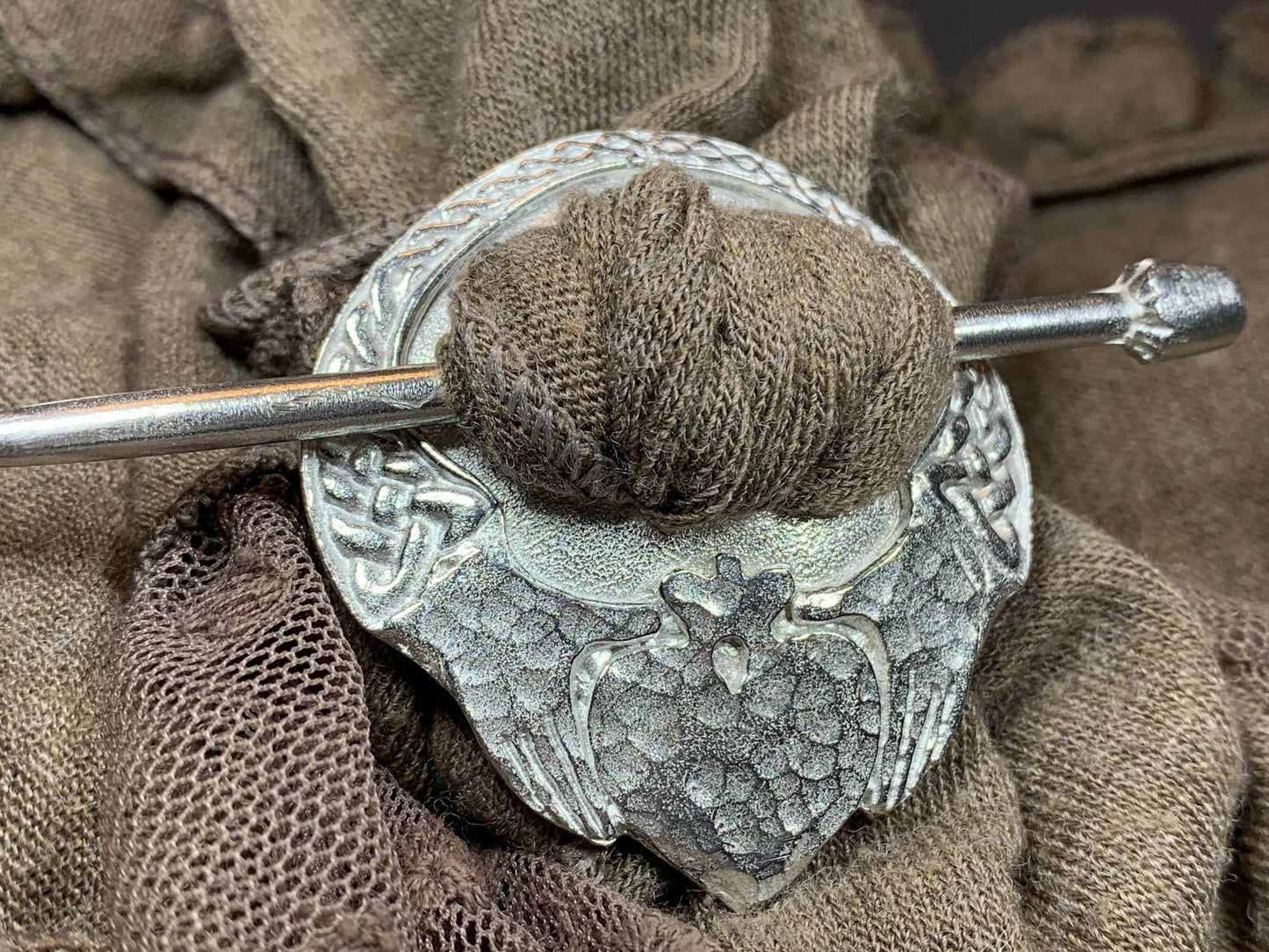 Irish Claddagh Scarf Ring - 