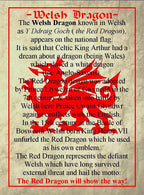 Pewter Welsh Dragon Scarf Ring