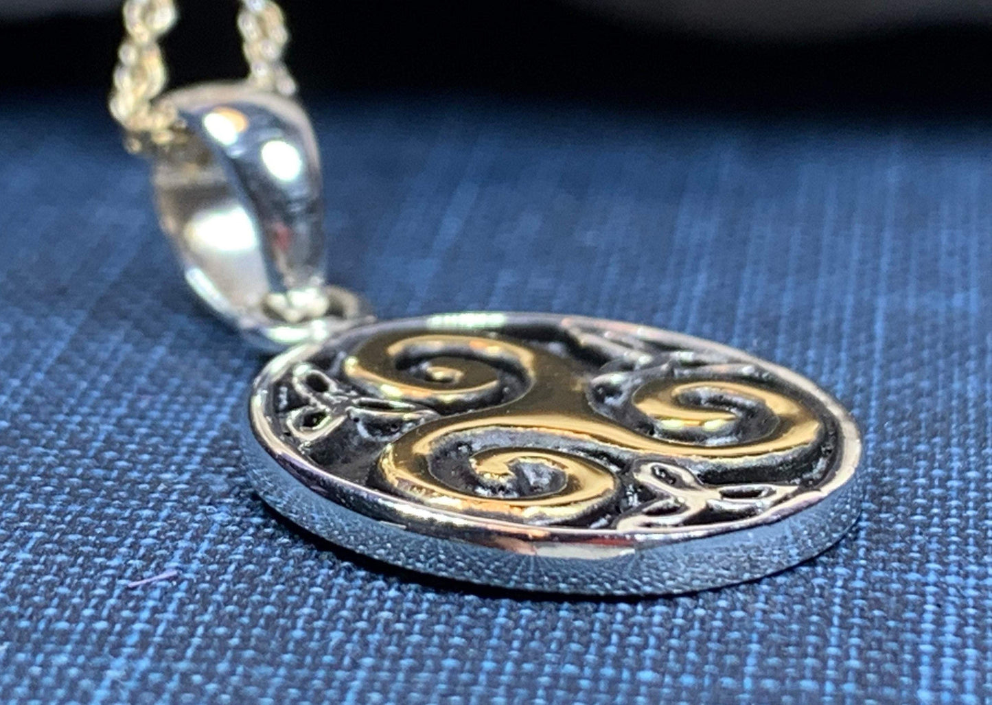 Carran Spiral Necklace