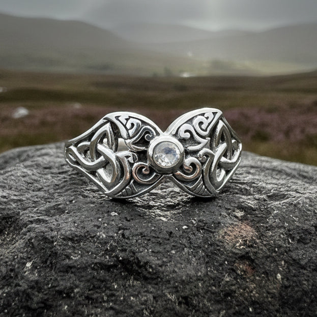 Celtic Triple Moon Ring