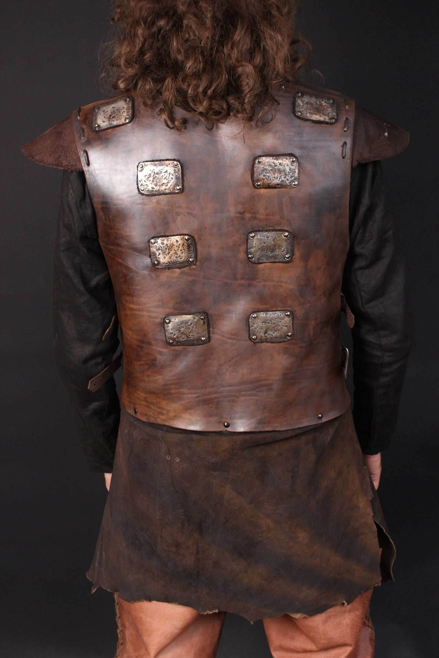 Viking larp leather armor - XS / Full payment