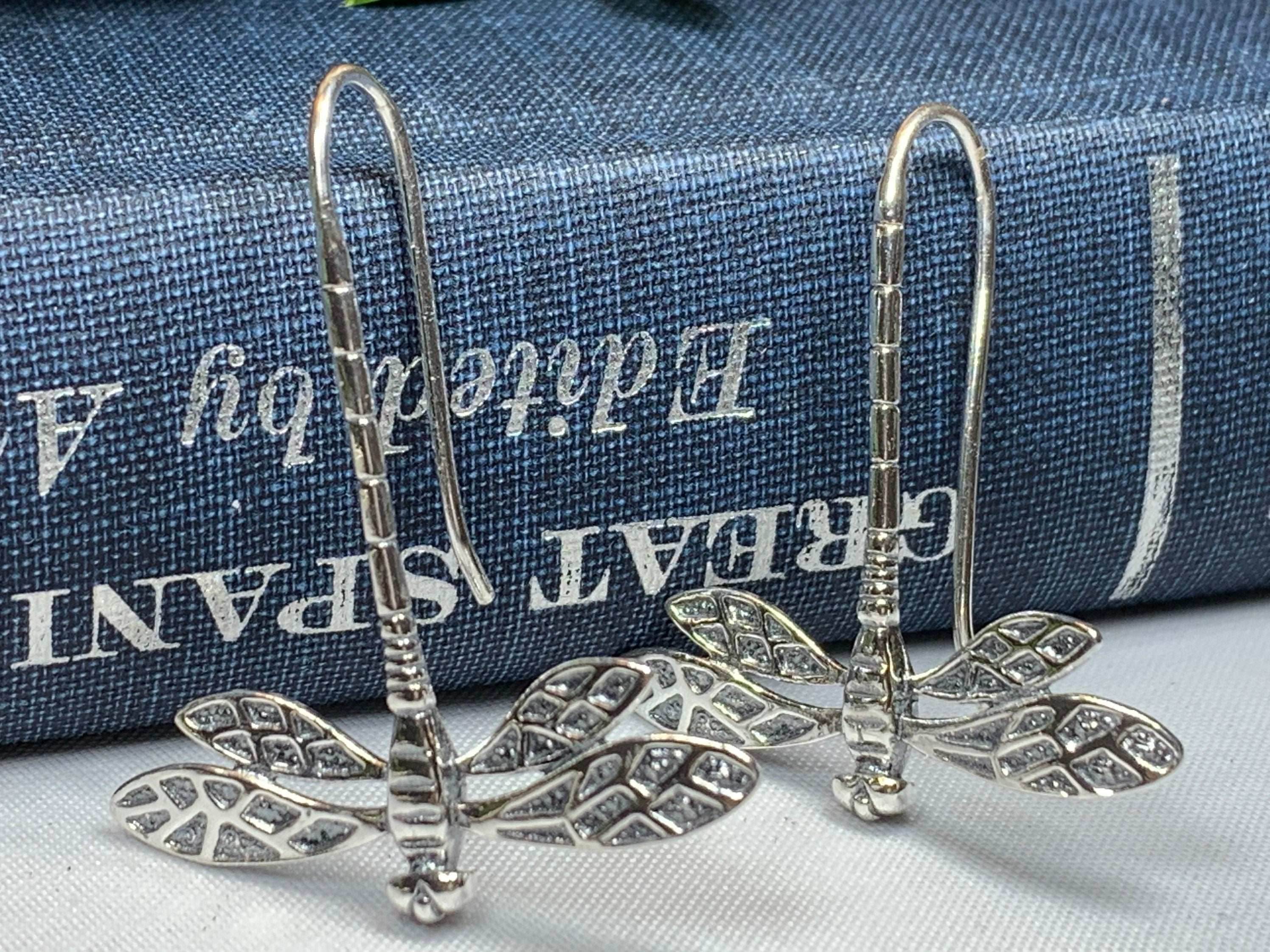 Elegant Dragonfly Earrings - 