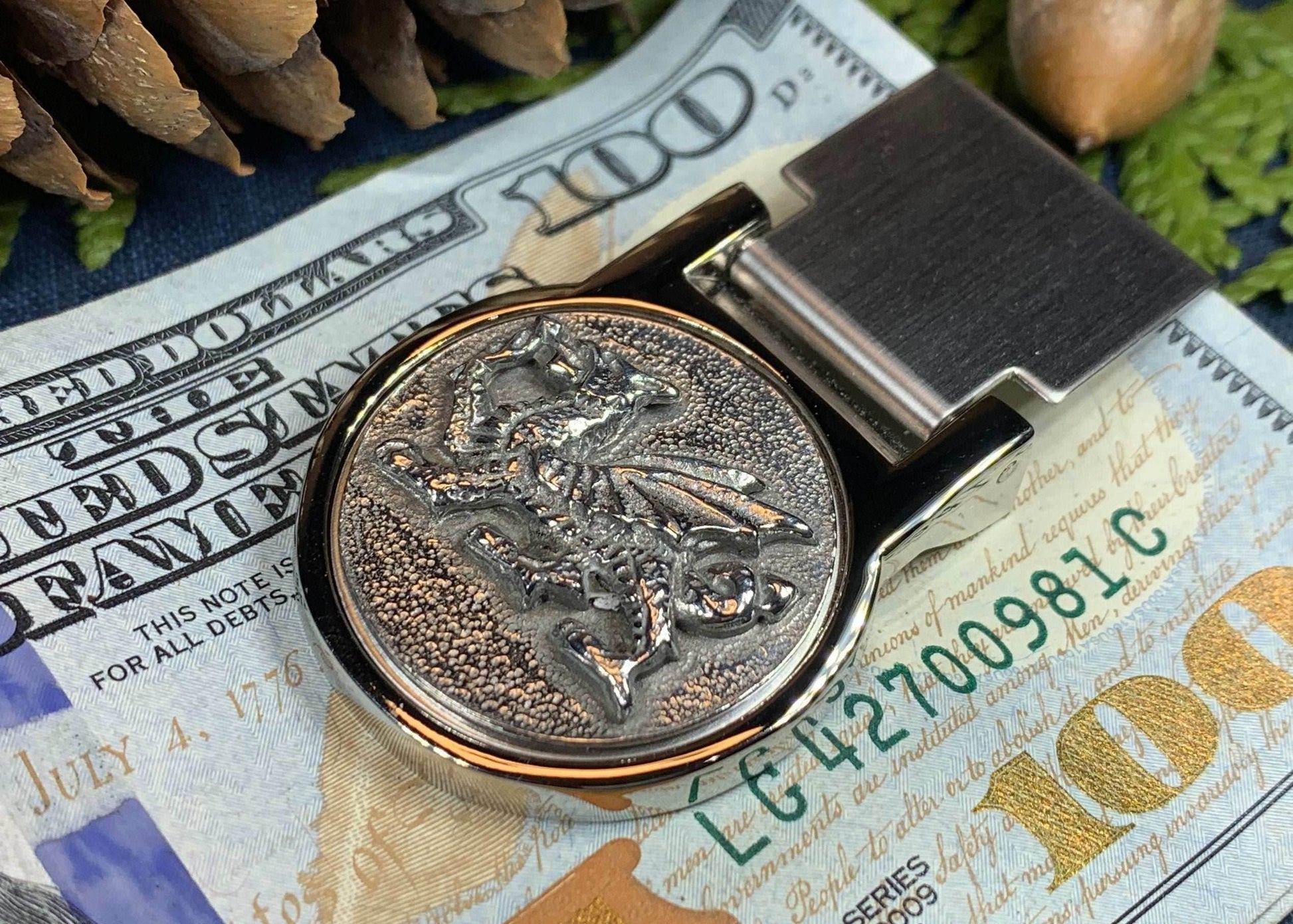 Welsh Dragon Money Clip - 