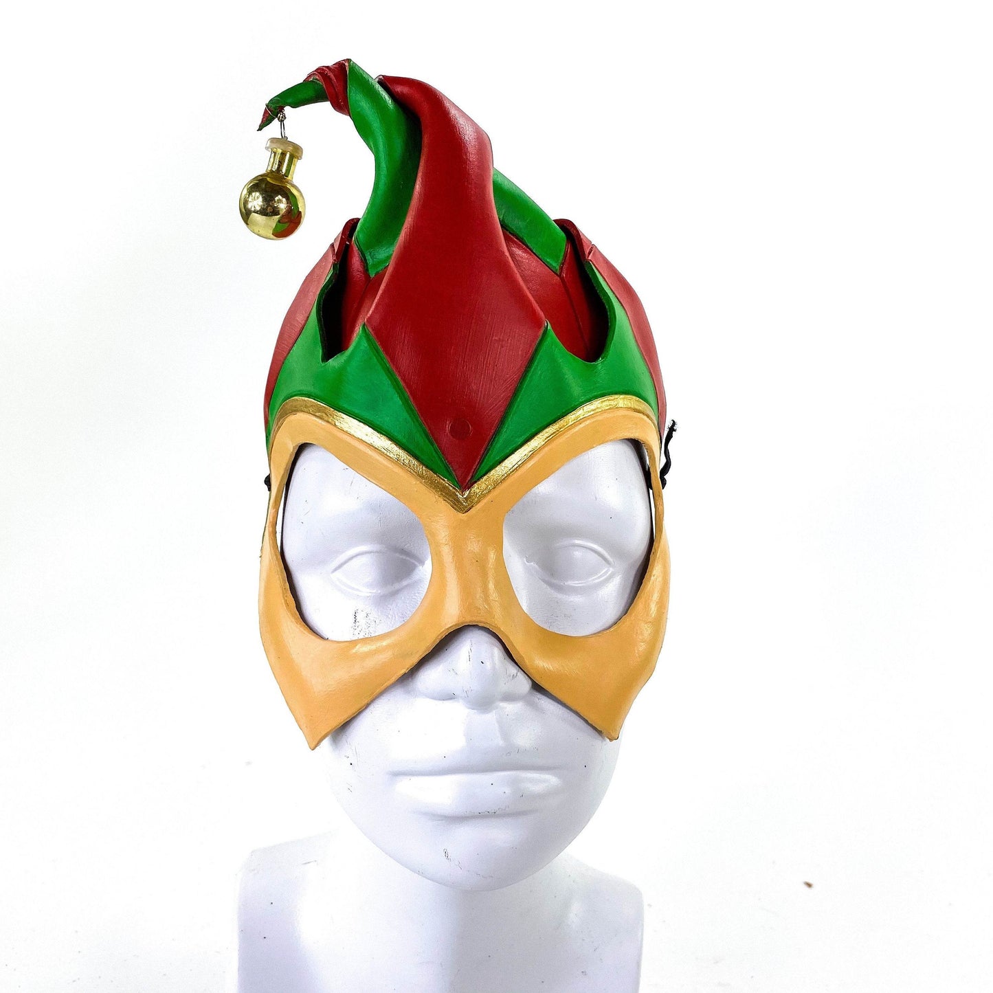 Handmade Genuine Leather Elf Mask - 