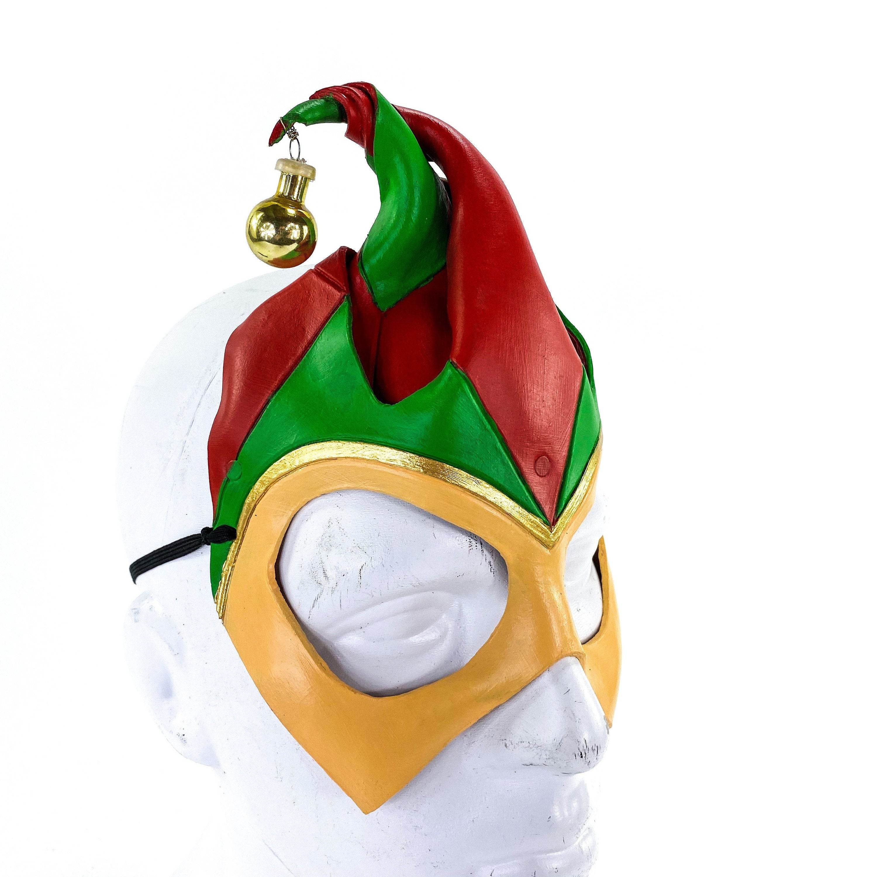 Handmade Genuine Leather Elf Mask - 