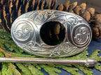 Celtic Oval Scarf Ring
