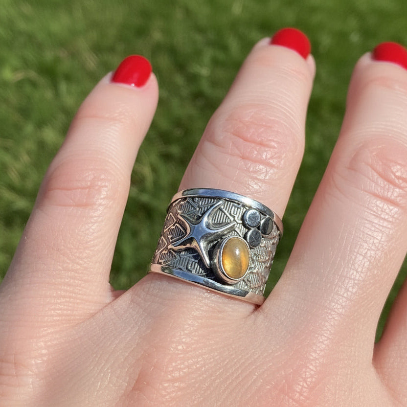 Starfish Treasure Ring