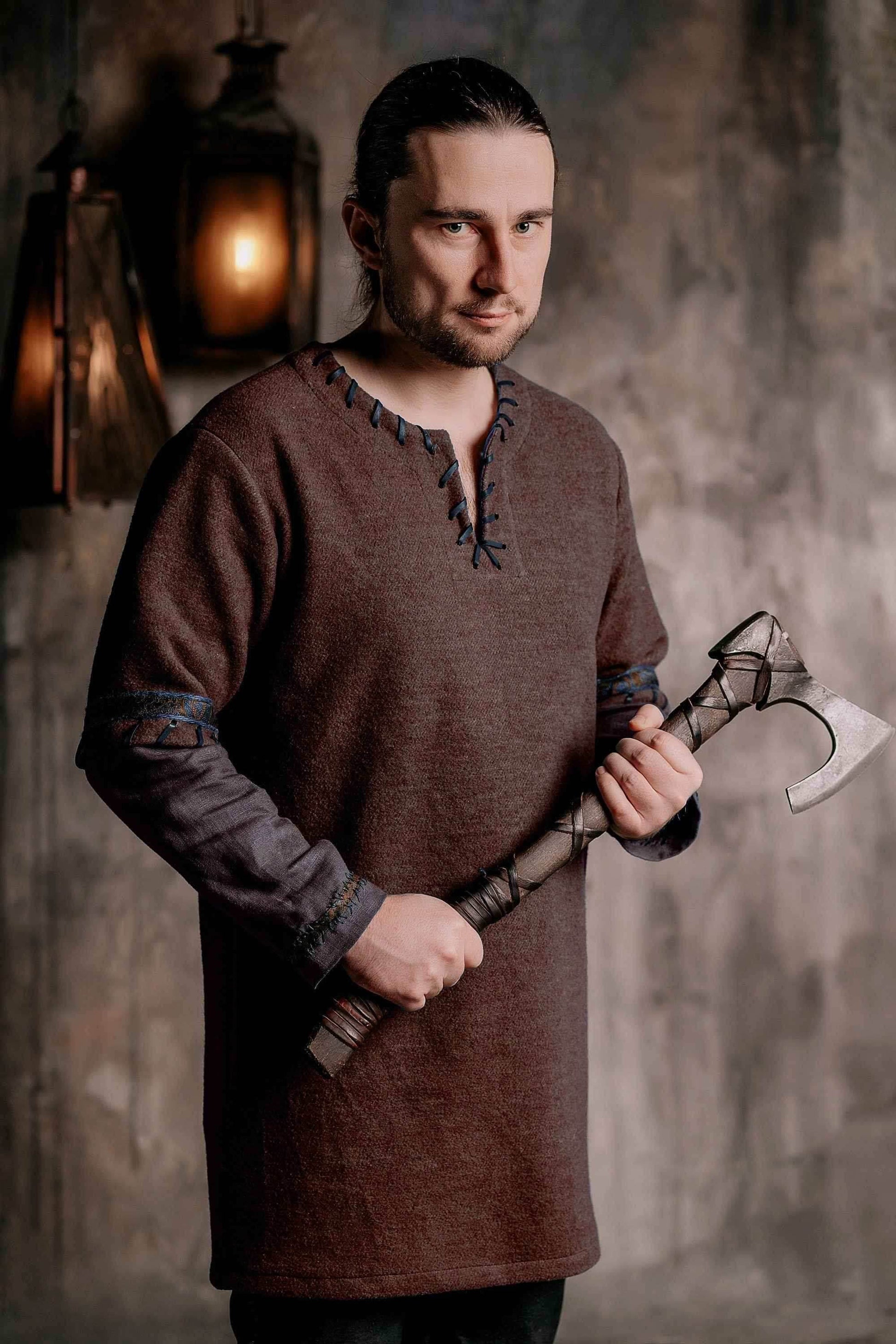 Wool celtic shirt - S