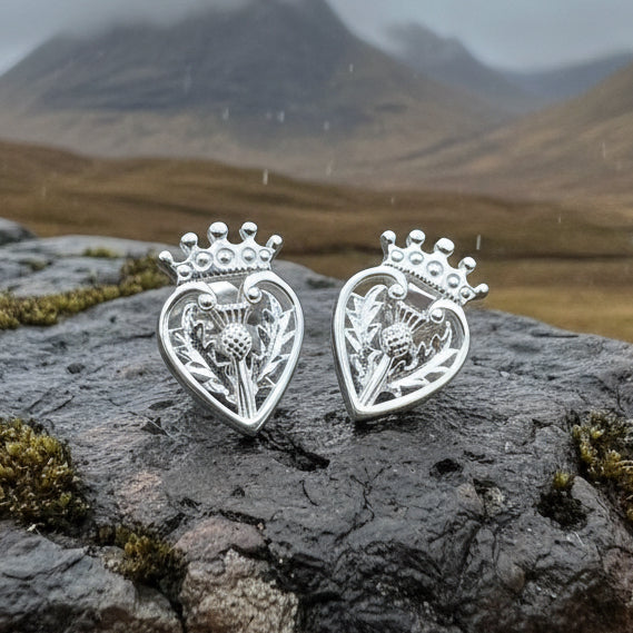 Regal Thistle Luckenbooth Earrings