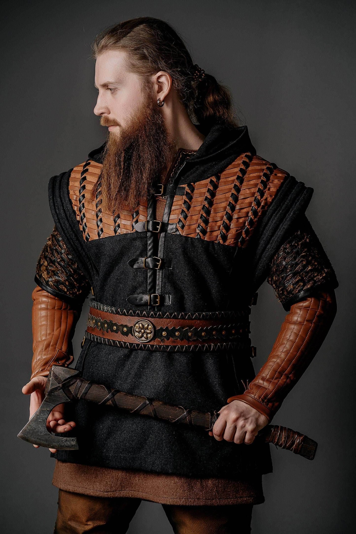 Ubbe viking body armor (Vikings) - S