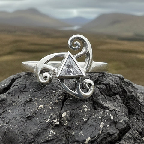 Tara Celtic Spiral Ring