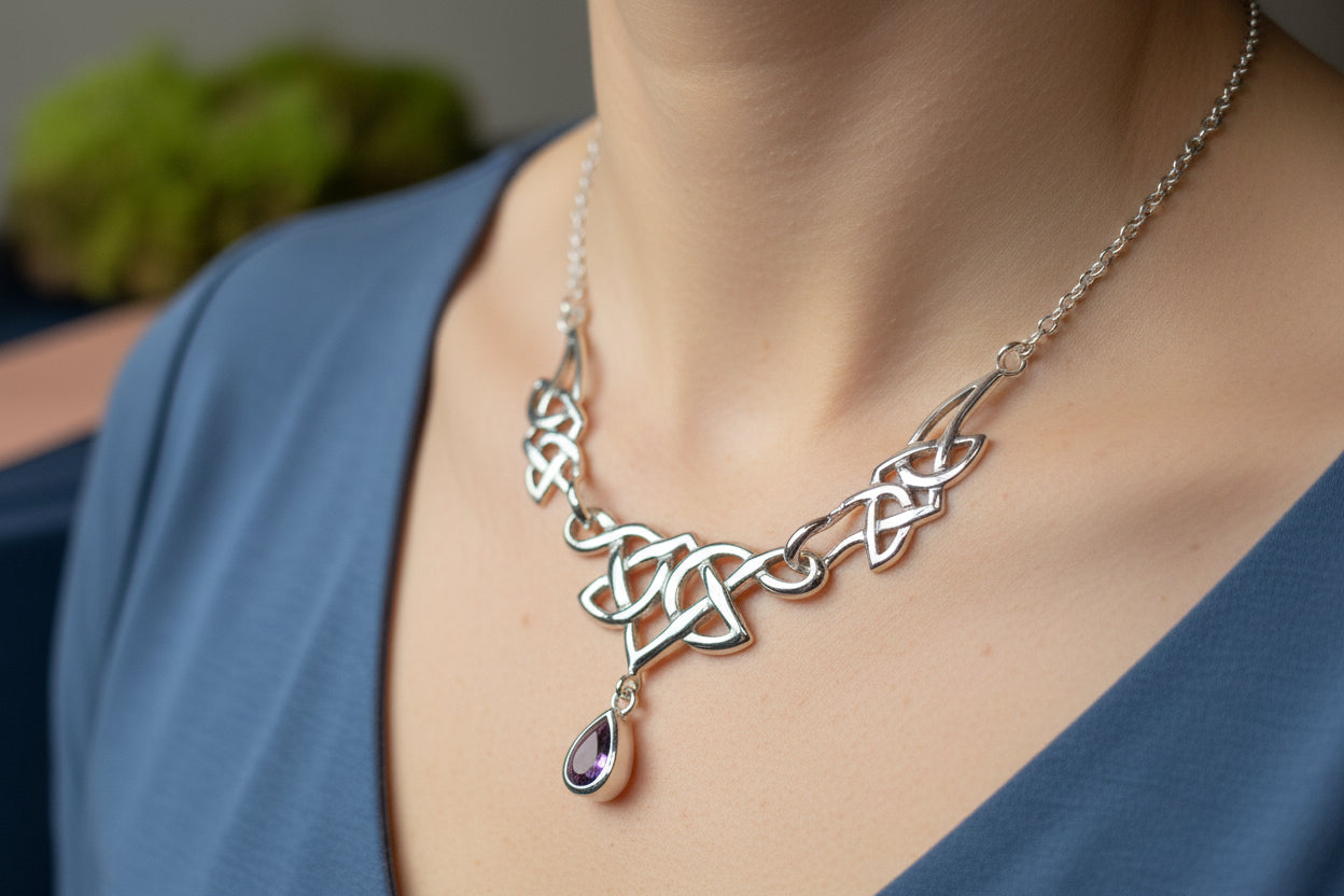 Lorena Celtic Knot Necklace
