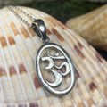 Minimalist Om Necklace - 18