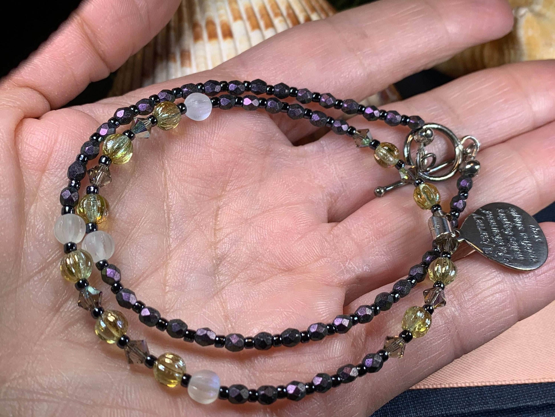 Inspirational Necklace - 15 inch / Purple