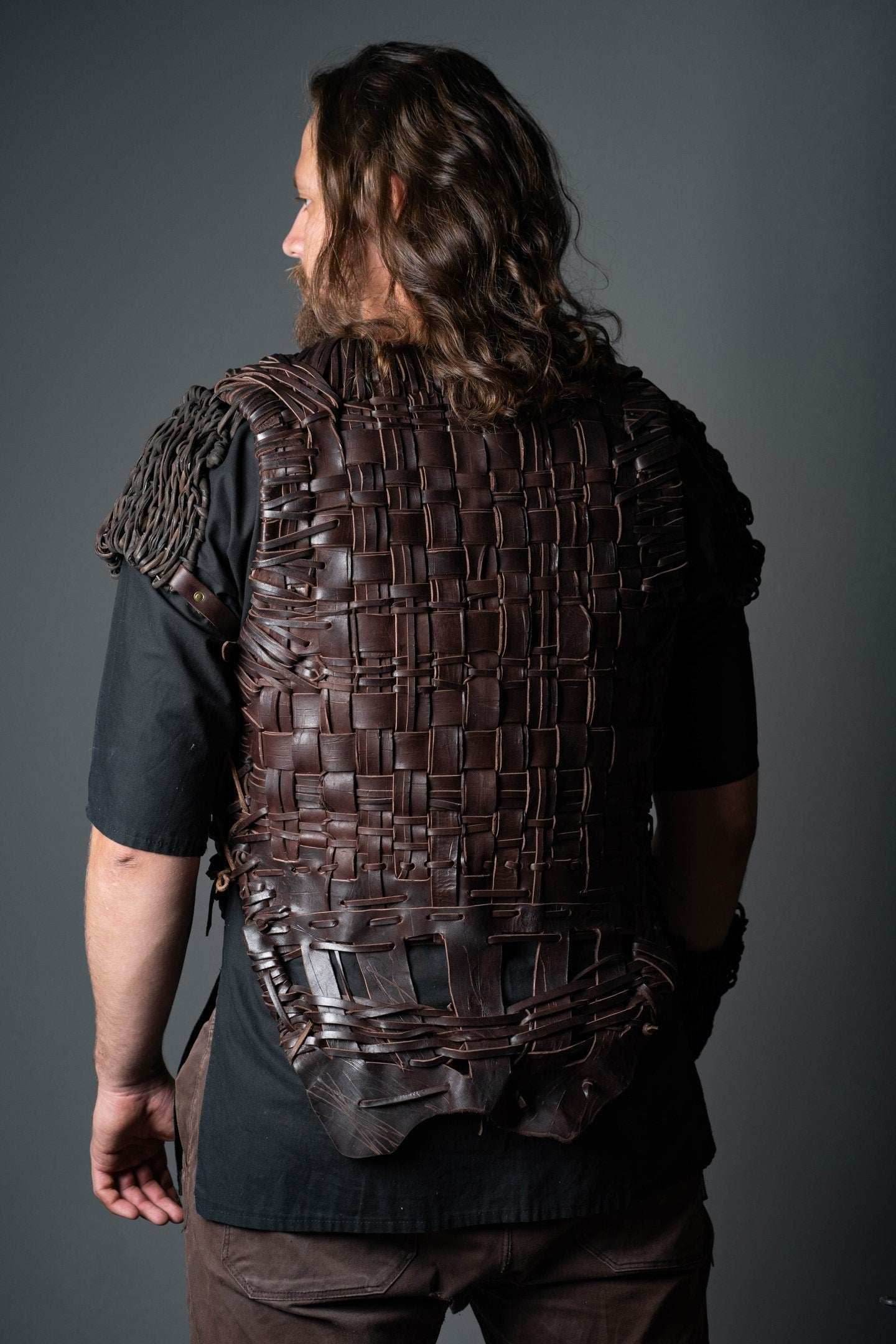 Viking body armor with shoulders - S / Full payment