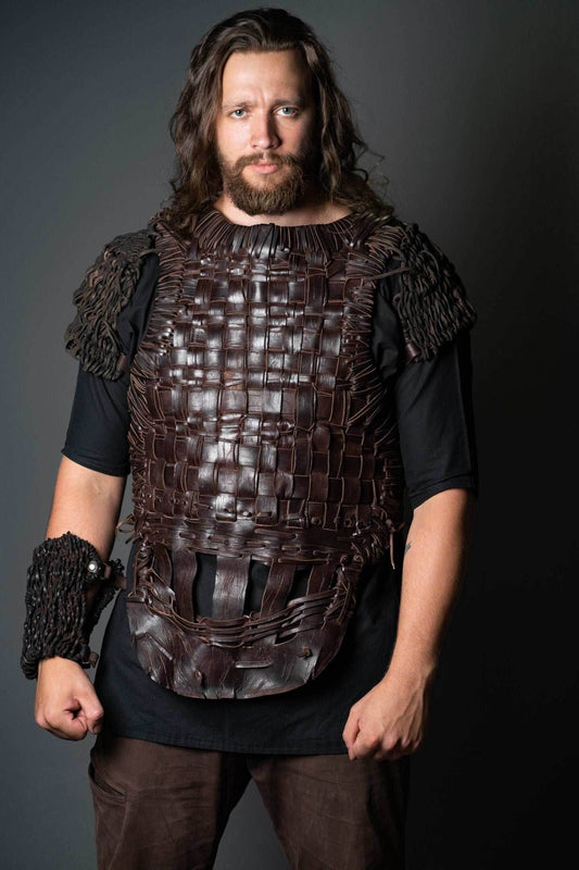 Viking body armor with shoulders - S / Full payment