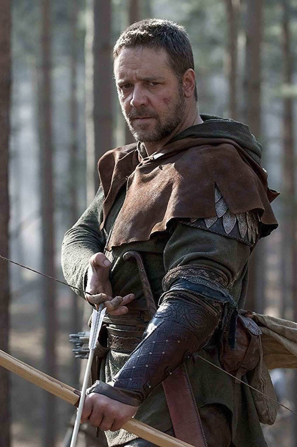 Robin Hood leather bracers - For two hands