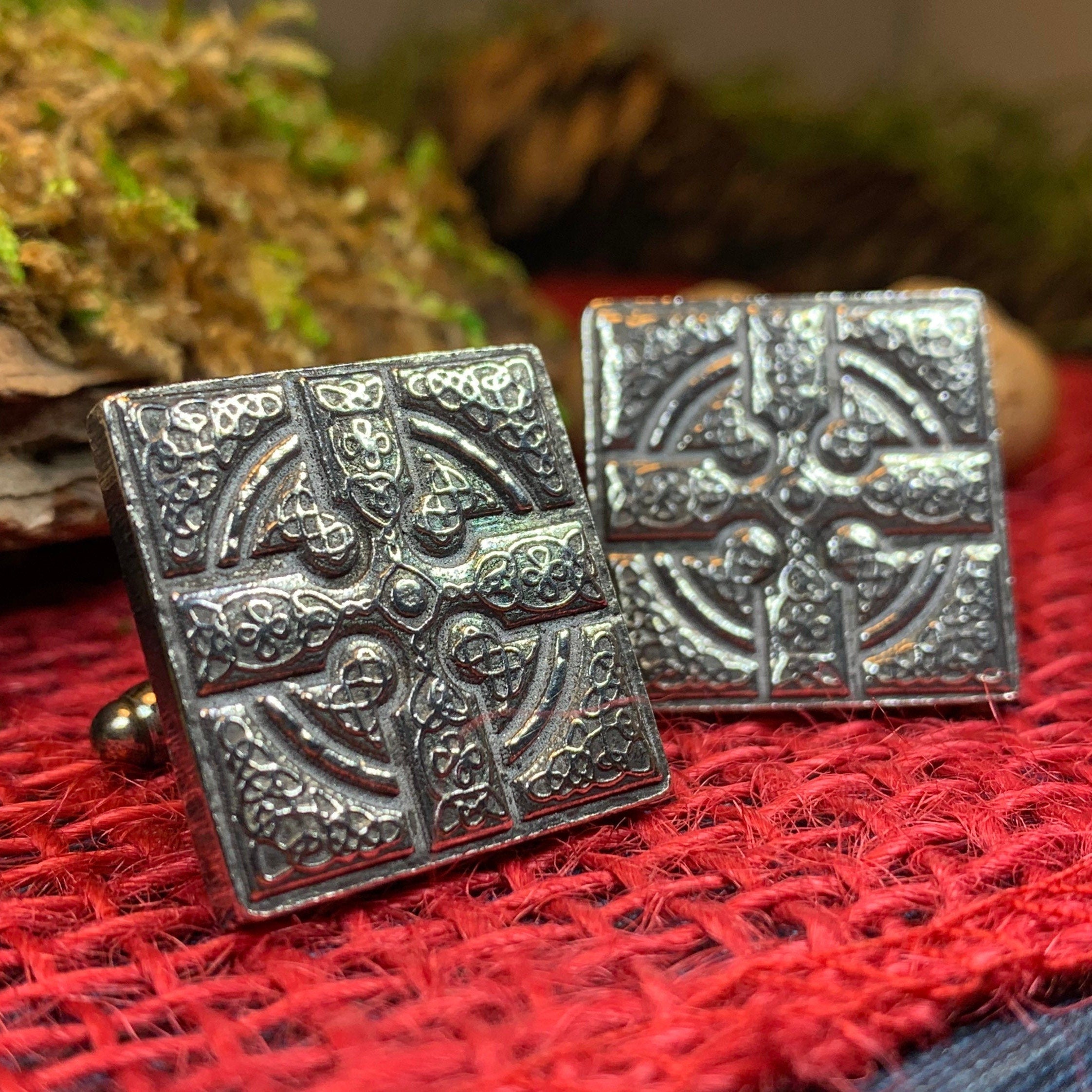 Celtic Cross Cuff Links