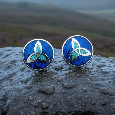 Trinity Knot Stud Earrings
