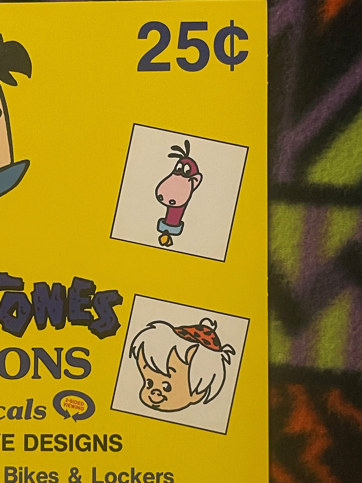Vintage 1980s - 1990s NOS Hanna‑Barbera Flintstones & Jetsons 🦴 Vending Display Sign