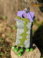 Ranger 3D Printed Dice Tower - Fate's End Collection - Guiding your Arrows to their True Targets! - Black / Yes- Include Random Dice Set