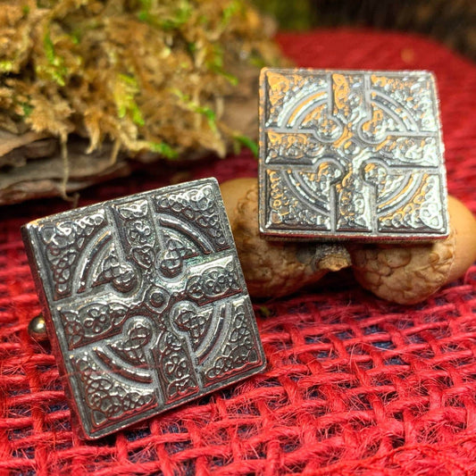 Celtic Cross Cuff Links - 