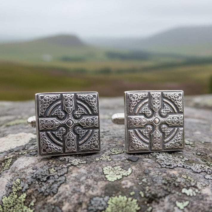 Celtic Cross Cuff Links