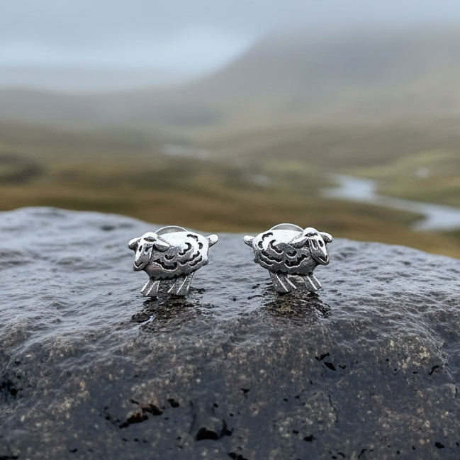 Irish Sheep Post Earrings