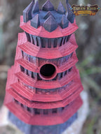 Drow Dice Tower - Fate's End Collection - Weave Through Shadows and Mysteries with Every Silent Roll. - Black / Yes- Include Random Dice Set