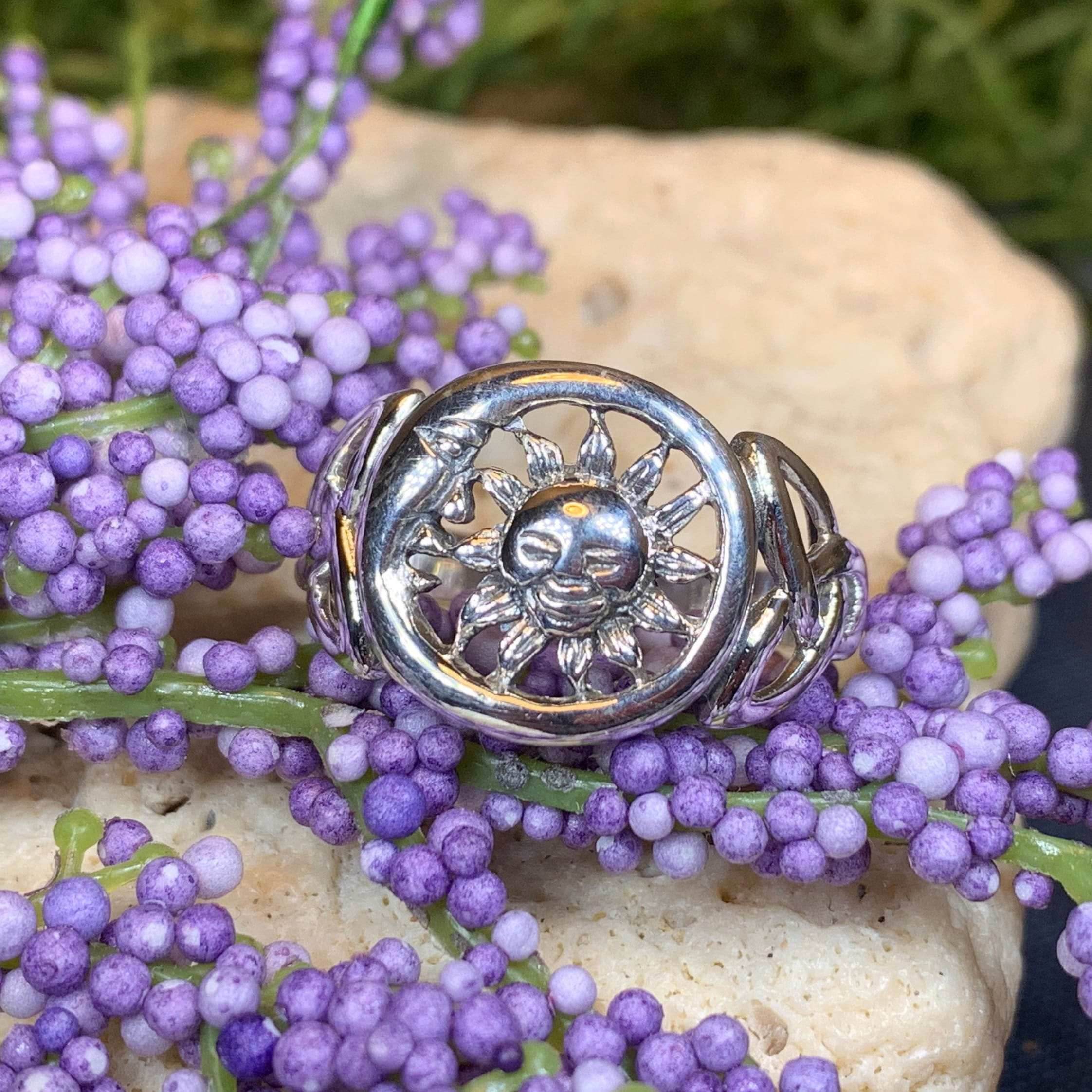 Celtic Sky Moon Ring - 5