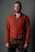 Medieval viking red jacket - S