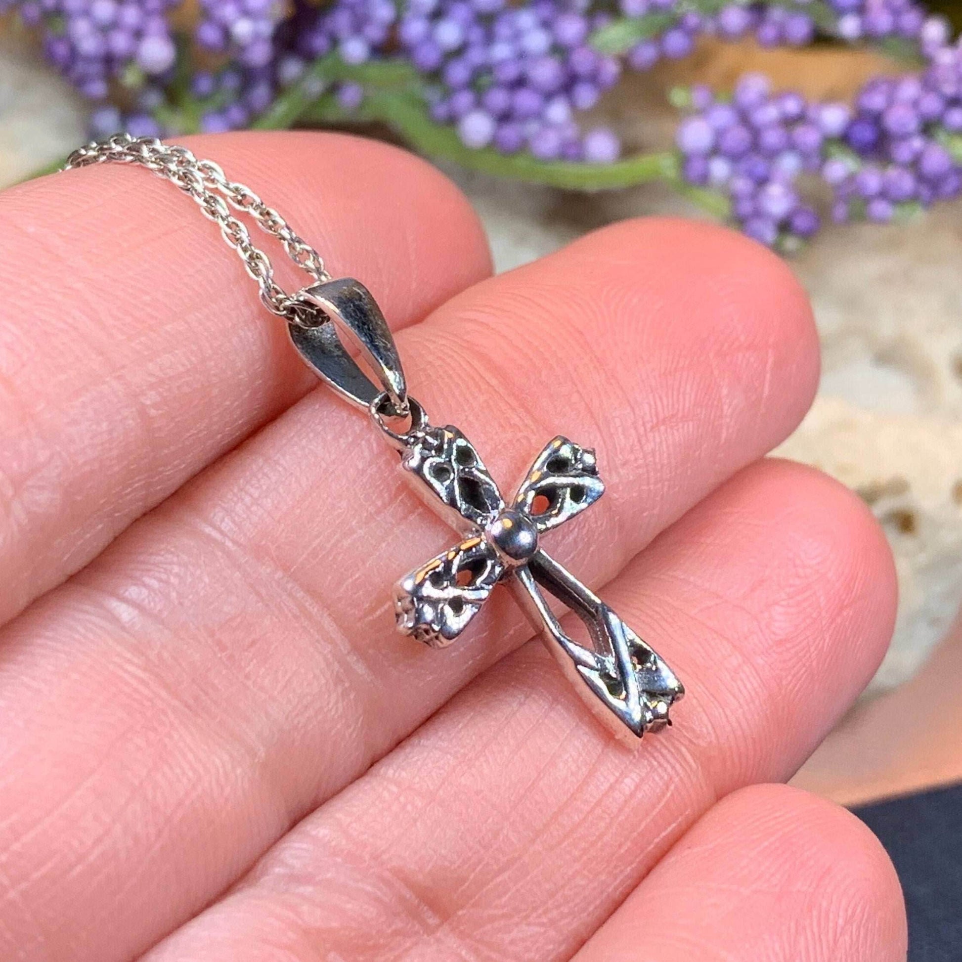 Purity Celtic Cross Necklace - 18