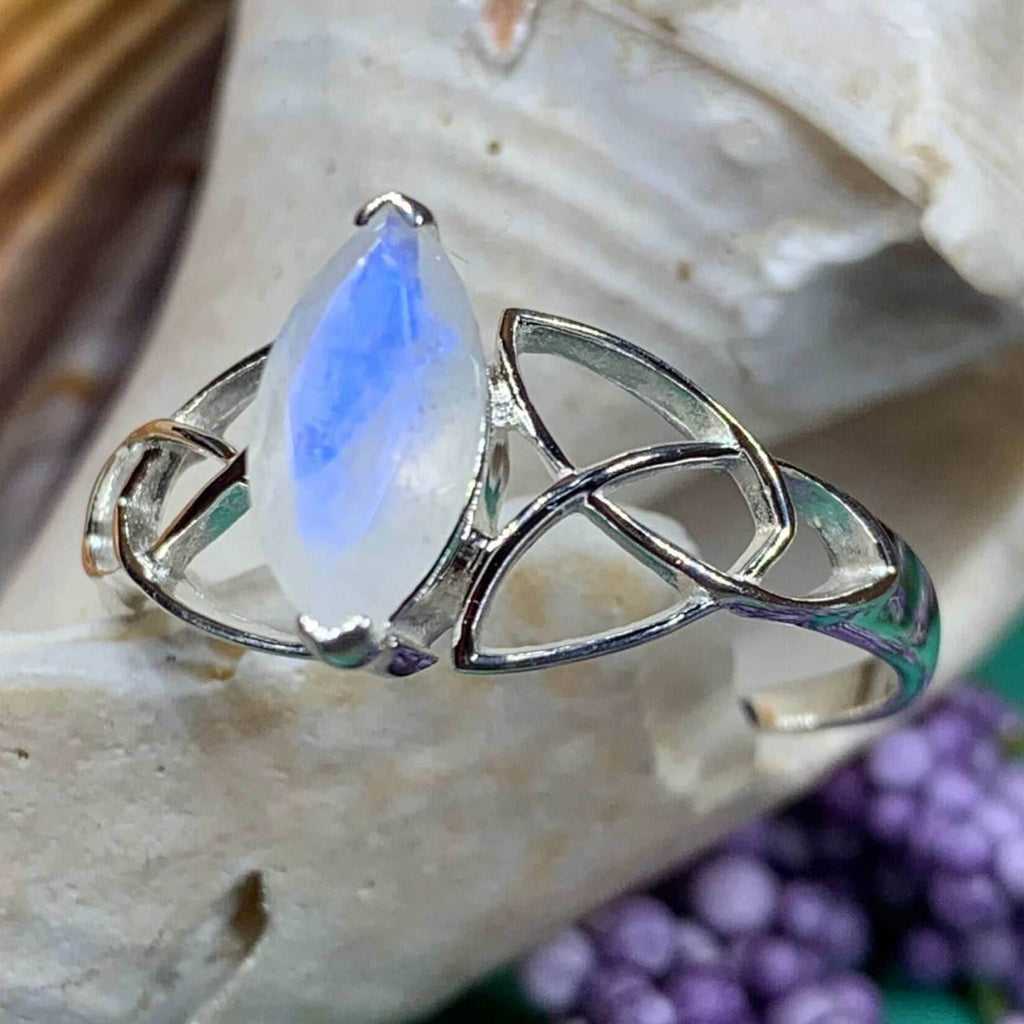 Esmeralda Celtic Knot Ring - 5