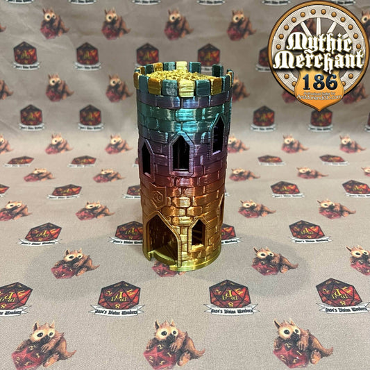 Mythic Mug Dice Tower from Ars Moriendi 3D - Dungeons and Dragons, Pathfinder, TTRPG, Dice Cup/Roller - Black
