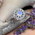 Vera Moonstone Solitaire Ring - 5