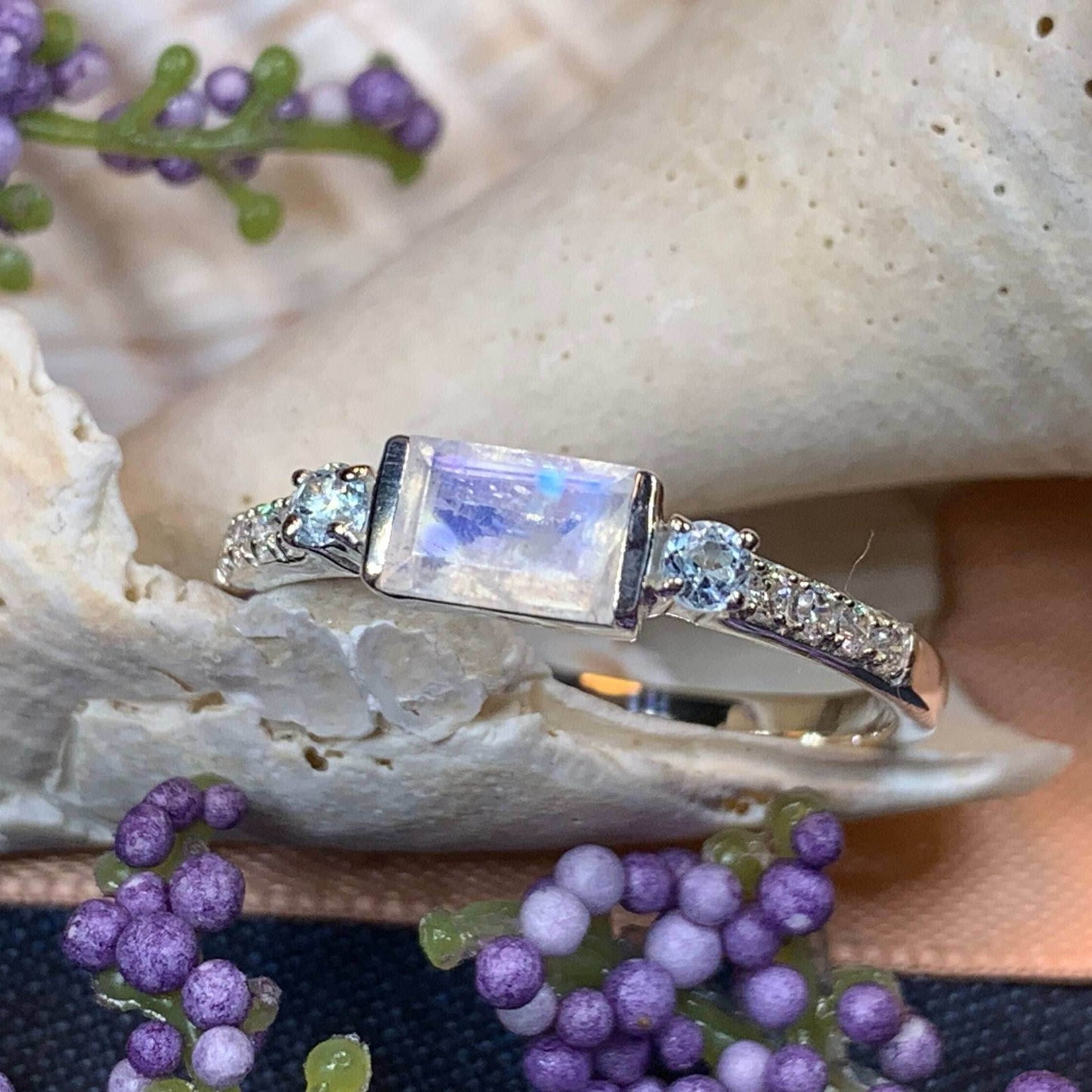 Nyna Moonstone Ring - 5