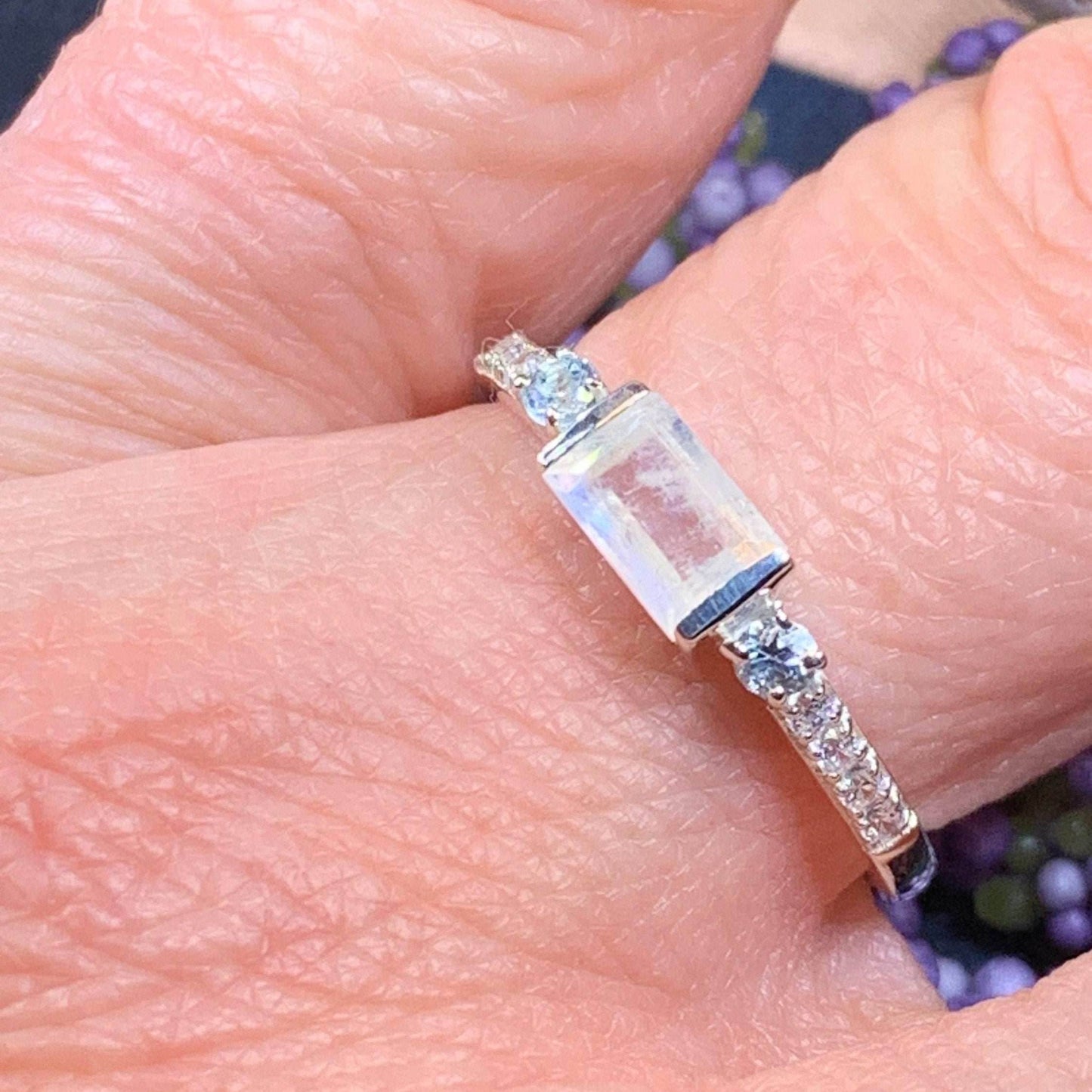 Nyna Moonstone Ring - 5