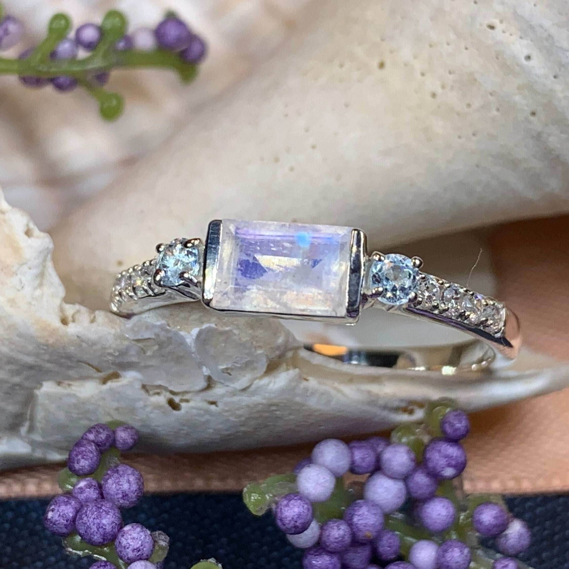 Nyna Moonstone Ring - 5