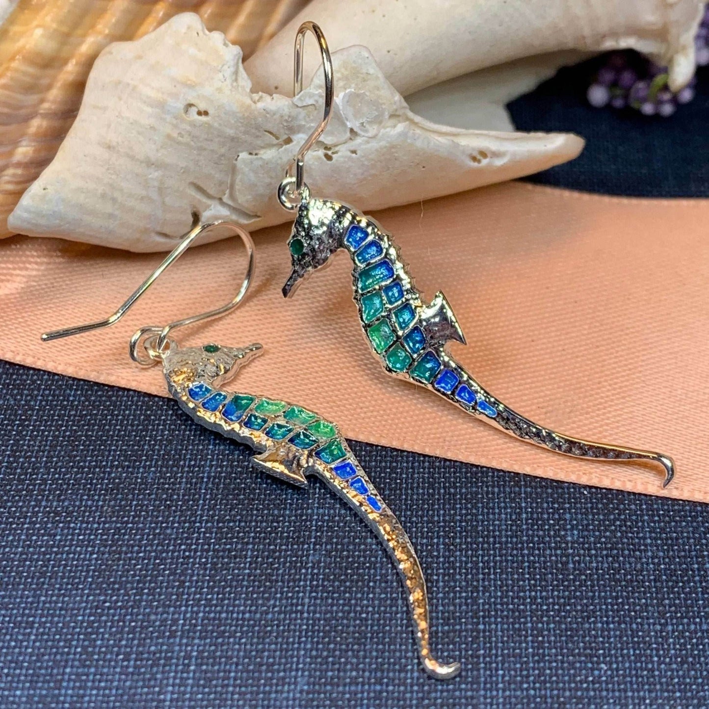 Summerleaze Seahorse Earrings - 