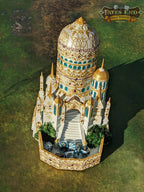 Eladrin Dice Tower - Fate's End Collection - Channel Feywild Grace and Seasonal Mystique with Each Roll. - Black / Yes- Include Random Dice Set